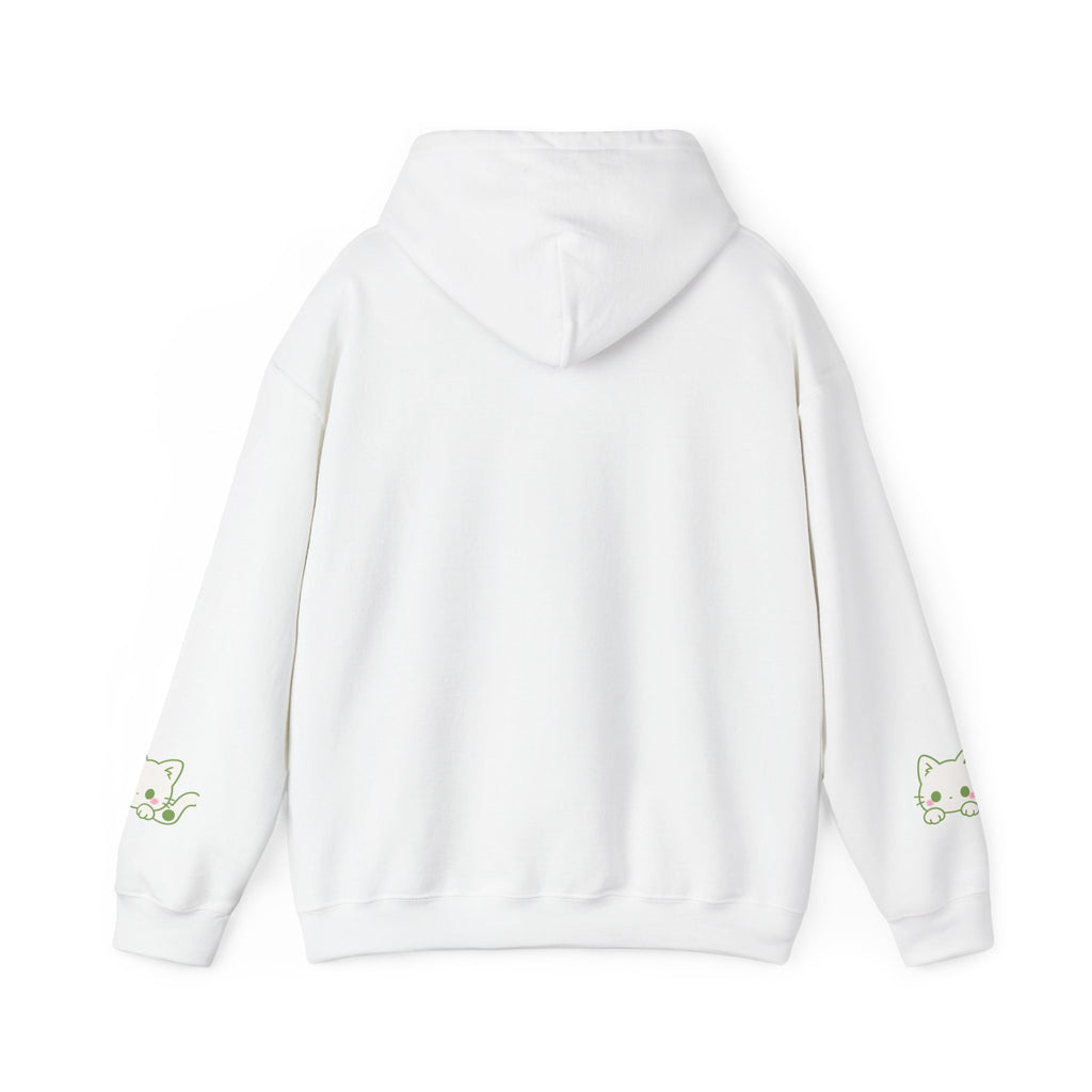 Nori Kawaii Cat Hoodie — Cute Strawberry Pastel Graphic Sweatshirt