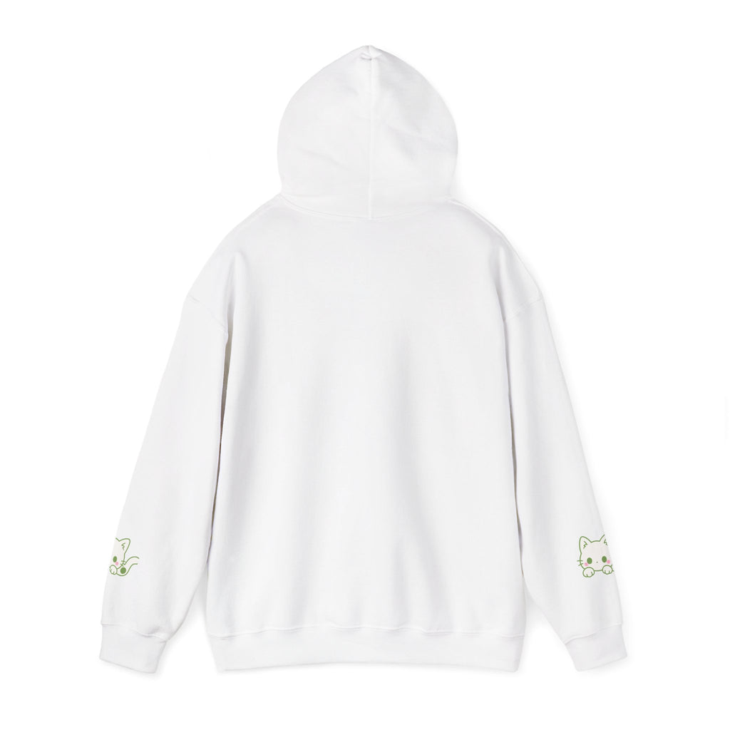 Nori Kawaii Cat Hoodie — Cute Strawberry Pastel Graphic Sweatshirt
