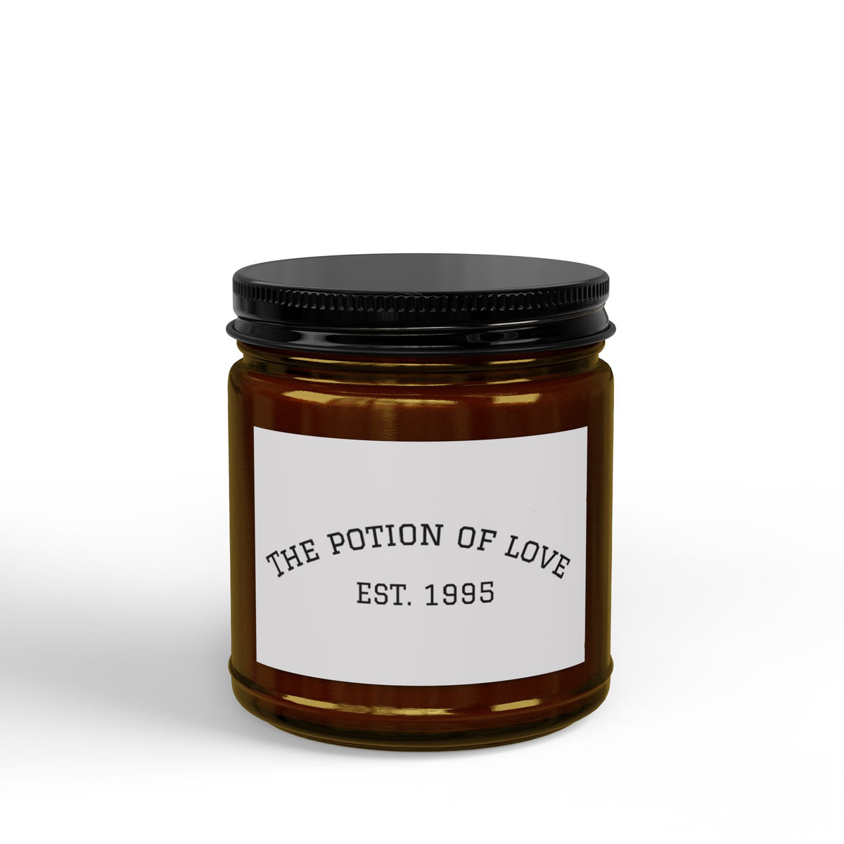 The Potion of Love Soy Candle — Scented Amber Jar (4oz & 9oz)
