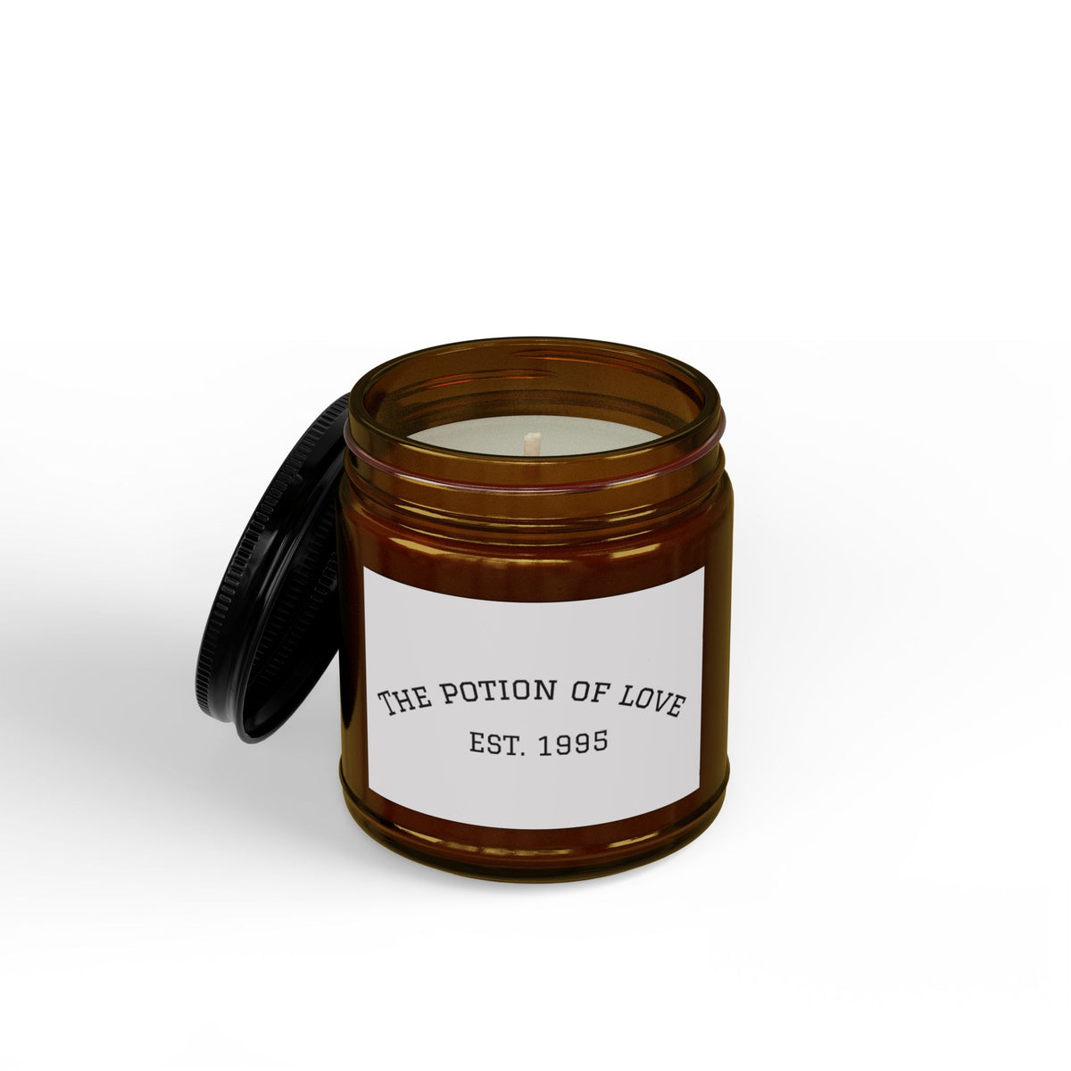 The Potion of Love Soy Candle — Scented Amber Jar (4oz & 9oz)