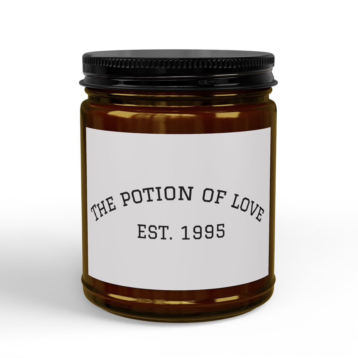 The Potion of Love Soy Candle — Scented Amber Jar (4oz & 9oz)